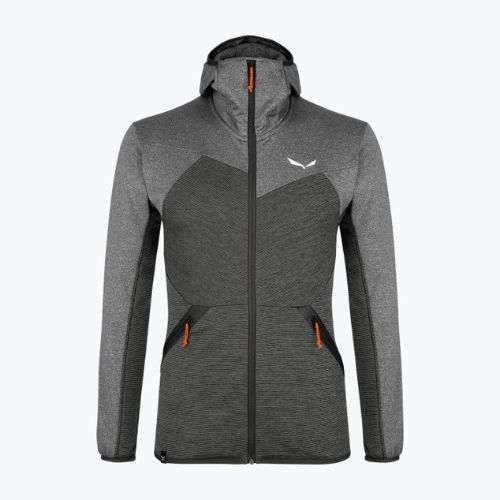 Salewa pánská fleecová mikina Puez Melange PL FZ Hoody šedá 00-0000027386