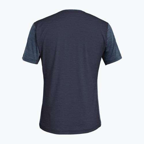 Pánské trekové tričko Salewa Puez Hybrid 2 Dry premium navy melange 00-0000027397