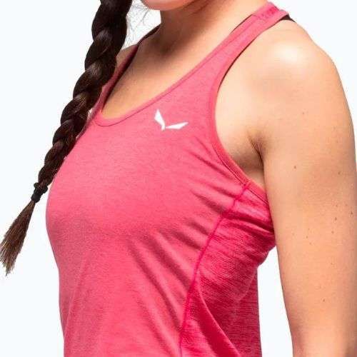 Salewa dámské trekové tričko Agner Hybrid Dry Tank pink 00-0000027705