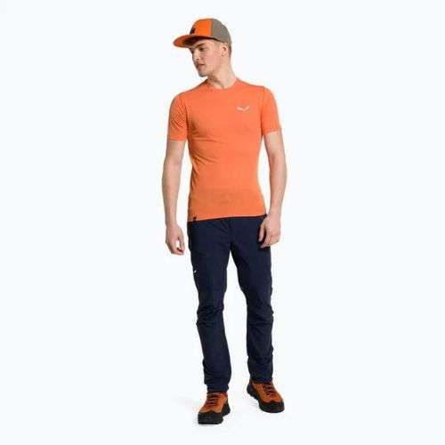 Pánské trekové tričko Salewa Pedroc 3 Dry oranžové 00-0000027725