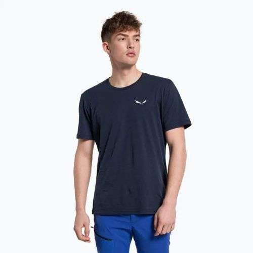 Pánské trekingové tričko Salewa Alpine Hemp Logo navy blue 00-0000028132