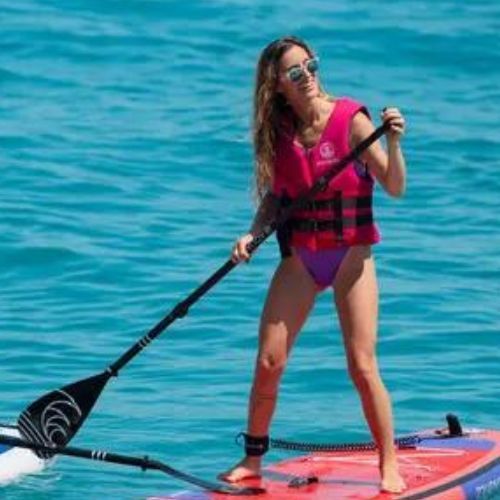 Dětská celoobličejová maska na šnorchlování AQUASTIC modrá SMK-01N