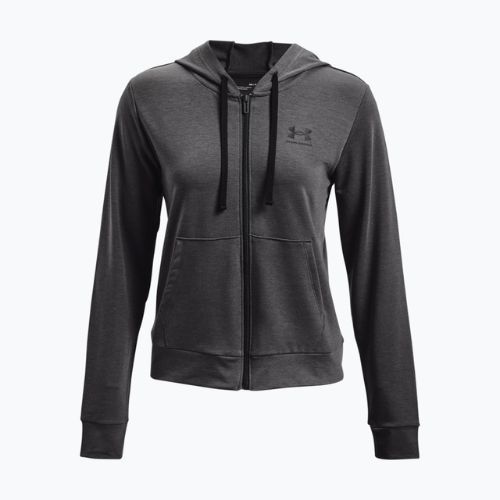 Dámská tréninková mikina Under Armour Rival Terry Full Zip Hoodie šedá 1369853