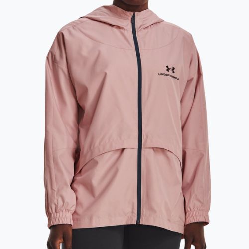 Dámská sportovní bunda Under Armour Rush Woven Nov růžová 1369848-676