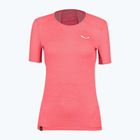 Salewa Puez Graphic 2 Dry dámské trekové tričko růžové 00-0000027400