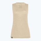 Dámské trekové tričko Salewa Puez Graphic Dry Tank beige 00-0000027482