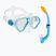 Dětský šnorchlovací set  AQUASTIC Maska + Šnorchl modrý MSK-01N