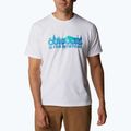 Pánské trekingové tričko Columbia Sun Trek bílé 1931172 5