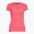 Dámské trekové tričko Salewa Solid Dry pink 00-0000027019