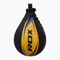 Boxerský perleťový míč RDX Speed Ball Leather Multi černo-žlutá 2SBL-S2YU