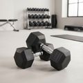 Pogumovaná činkaXTREXO Hex HXD200 20 kg 3