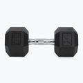 Pogumovaná činka XTREXO Hex HXD150 15 kg 7