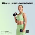 Pogumovaná činka XTREXO Hex HXD200 2,5 kg 2