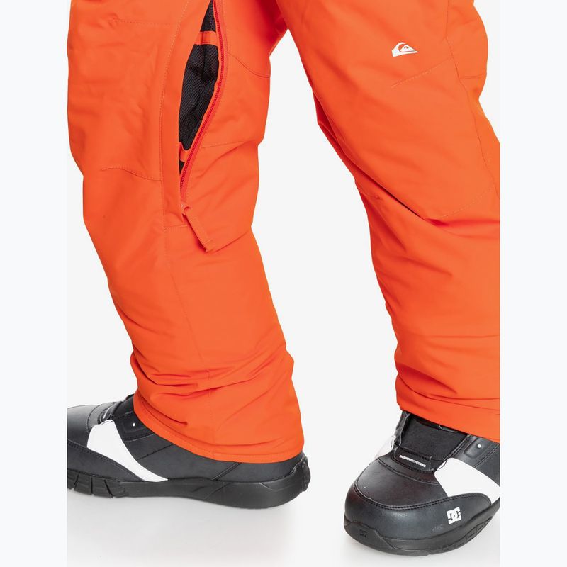 Dětské snowboardové kalhoty Quiksilver Estate oranžové EQBTP03033 6