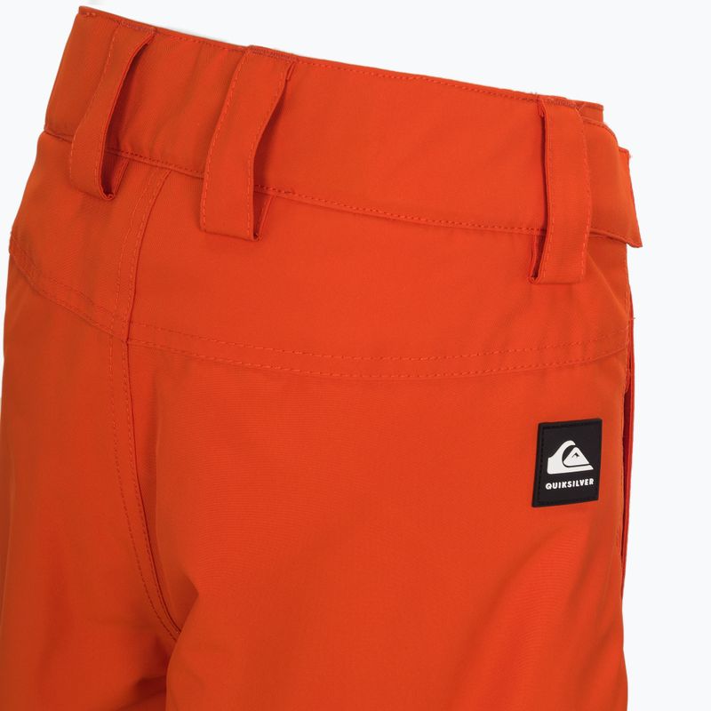 Dětské snowboardové kalhoty Quiksilver Estate oranžové EQBTP03033 10
