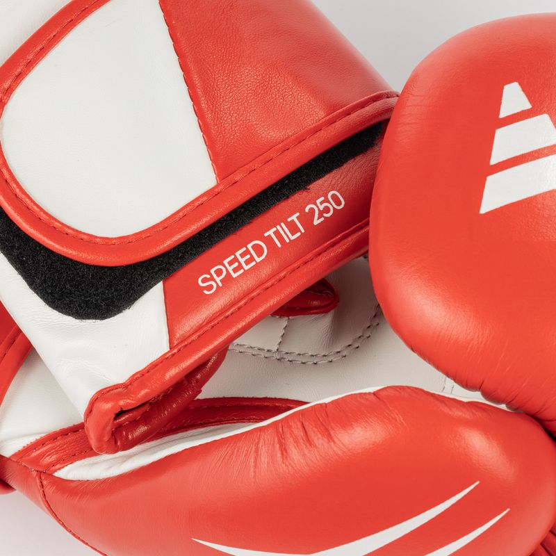 Boxerské rukavice adidas Speed Tilt 250 červené SPD250TG 5