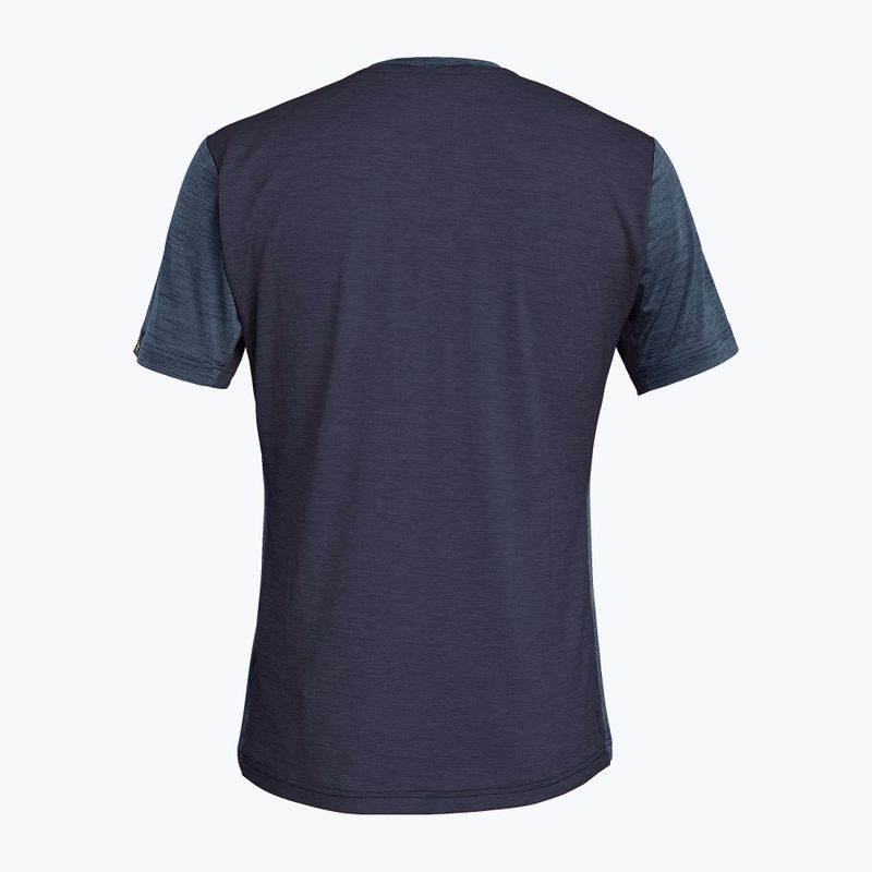 Pánské trekové tričko Salewa Puez Hybrid 2 Dry premium navy melange 00-0000027397 2