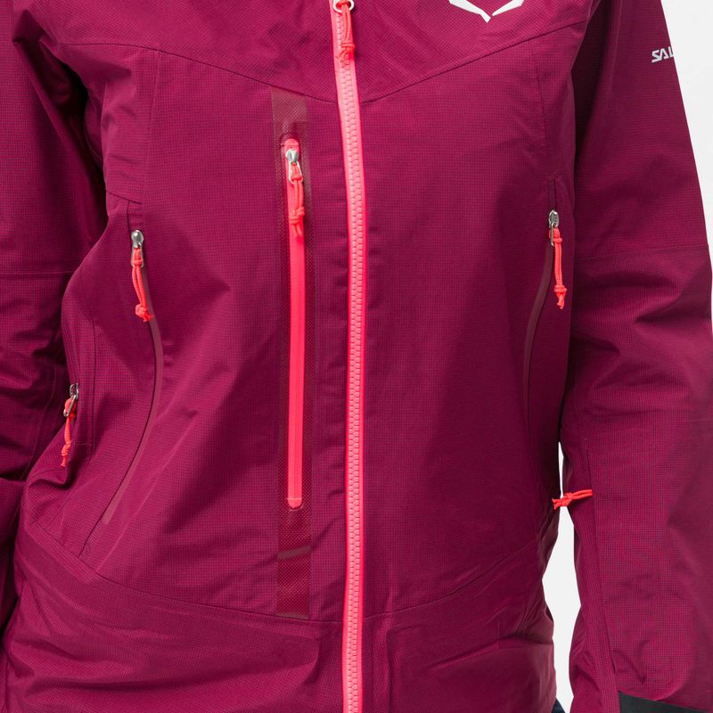 Salewa dámská bunda do deště Sella Responsive bordó 00-0000027879 5