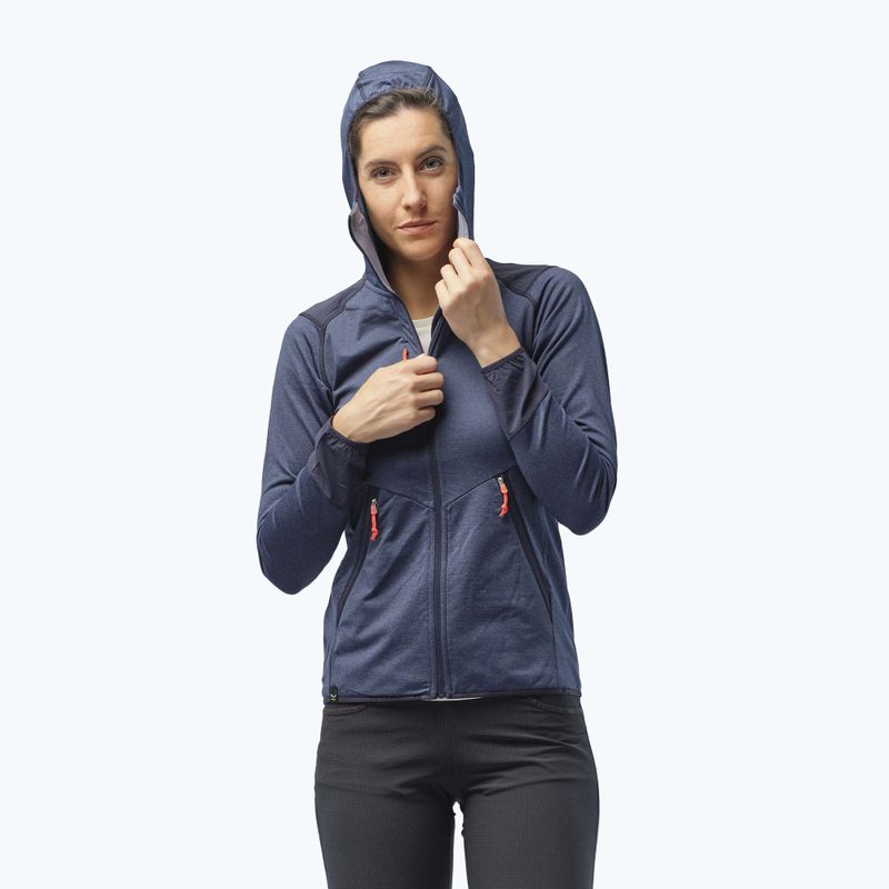 Salewa dámská fleecová mikina Agner Hybrid PL/DST FZ Hoody navy blue 00-0000027372 5
