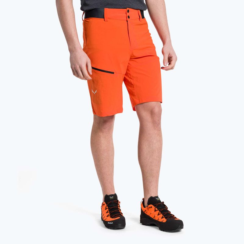 Pánské turistické šortky Salewa Pedroc Cargo 2 oranžové 26934