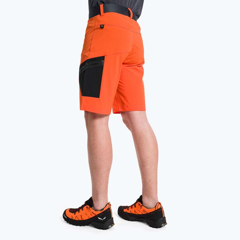 Pánské turistické šortky Salewa Pedroc Cargo 2 oranžové 26934 3