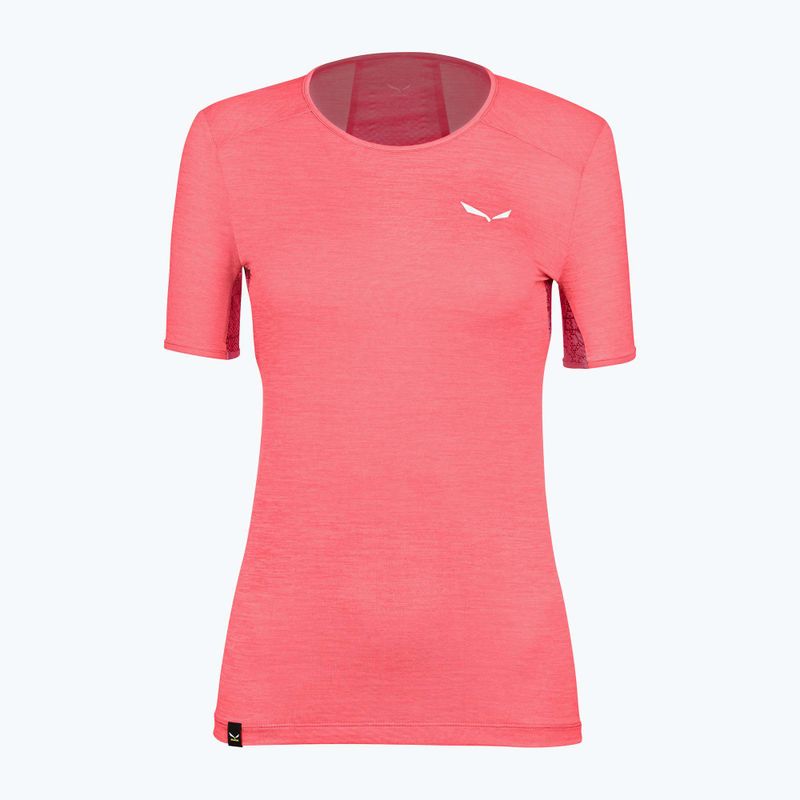 Salewa Puez Graphic 2 Dry dámské trekové tričko růžové 00-0000027400