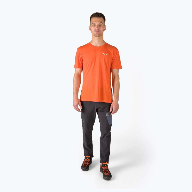 Pánské trekingové tričko Salewa Alpine Hemp Logo orange 00-0000028132 2