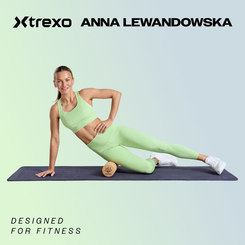 Masážní míček XTREXO TRX-MSB008 8 cm černý/limeta 2