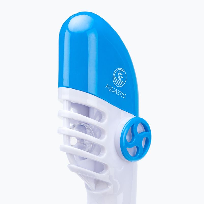 Dětská celoobličejová maska na šnorchlování AQUASTIC modrá SMK-01N 7