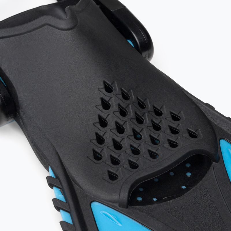 Dětský šnorchlovací set  AQUASTIC Maska + Ploutve + Šnorchl modrý MSFK-01SN 8