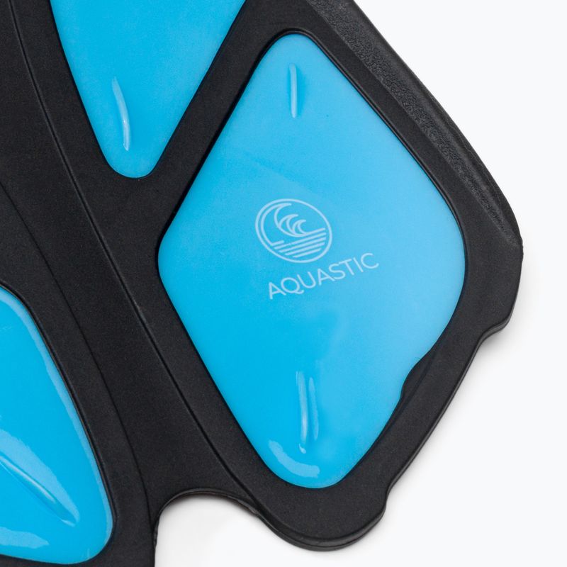 Dětský šnorchlovací set  AQUASTIC Maska + Ploutve + Šnorchl modrý MSFK-01SN 9