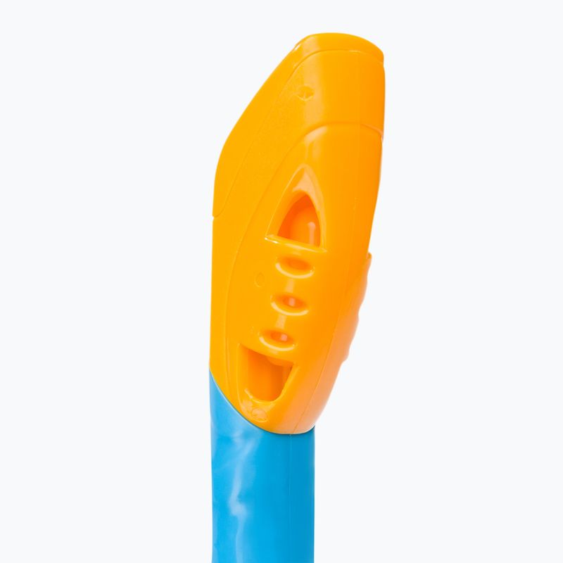 Dětský šnorchlovací set  AQUASTIC Maska + Ploutve + Šnorchl modrý MSFK-01SN 20