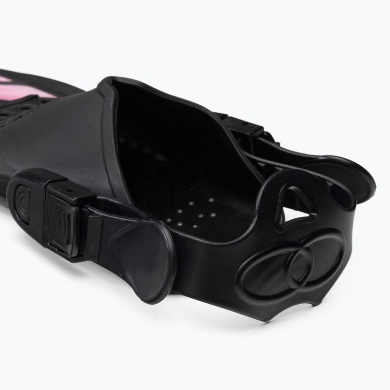 Dětský šnorchlovací set  AQUASTIC Maska + Ploutve - Šnorchl růžový MSFK-01SR 9