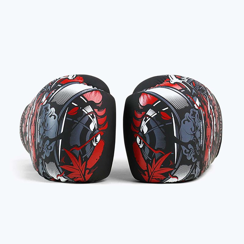 Pánské boxerské rukavice GroundGame "Samurai" černé 21BOXGLOSAM10 5