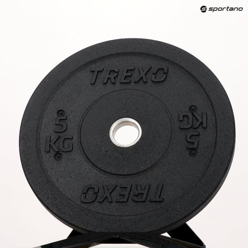 Olympijské závaží bumper XTREXO TRX-BMP005 5 kg černé 12