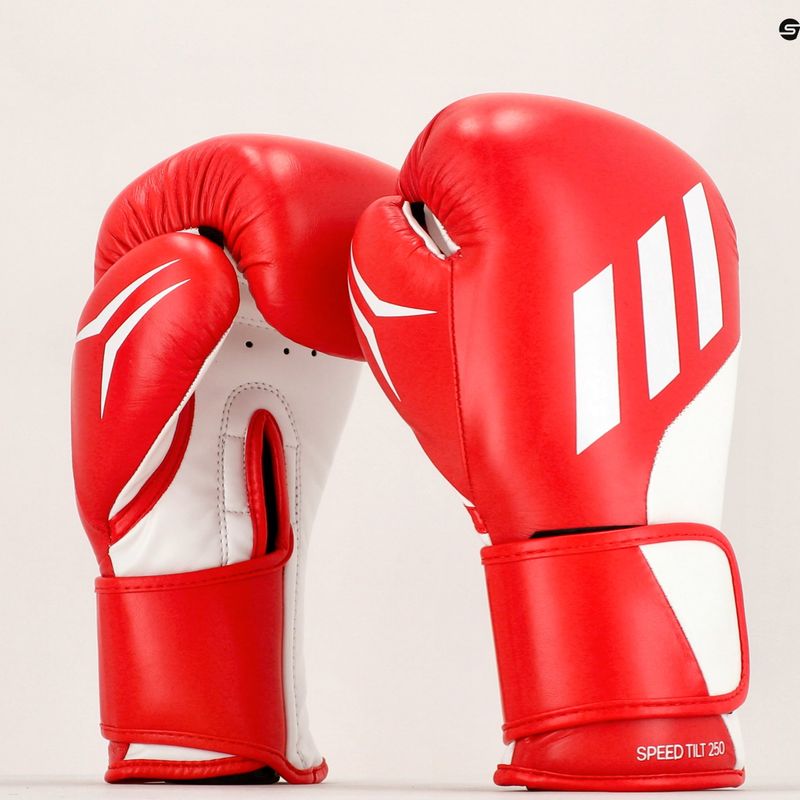 Boxerské rukavice adidas Speed Tilt 250 červené SPD250TG 6