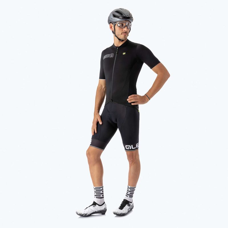 Pánský cyklistický dres Alé Color Block černý L14240119 2