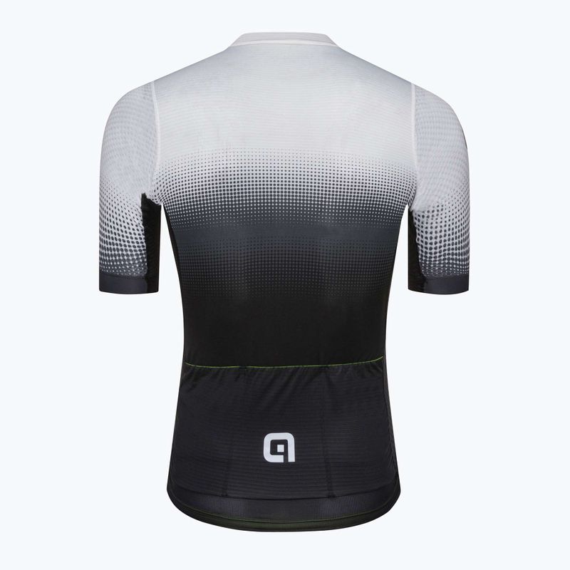 Pánský cyklistický dres Alé Gradient black/white L22144400 2