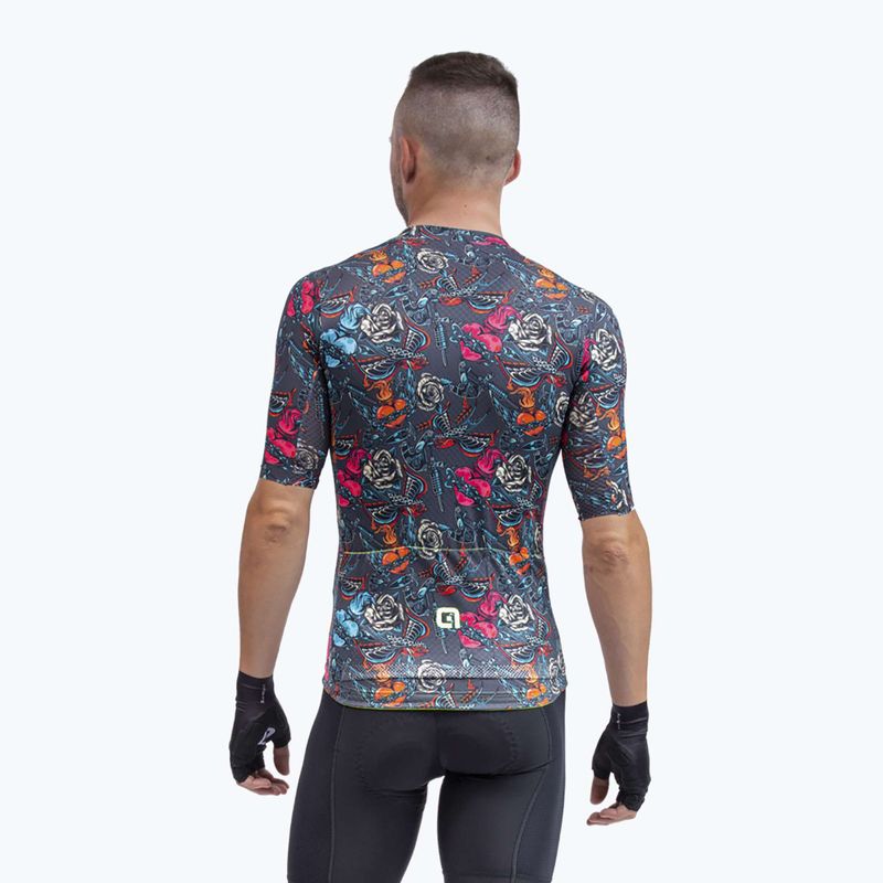 Pánský cyklistický dres Alé Tattoo šedý L22111403 2