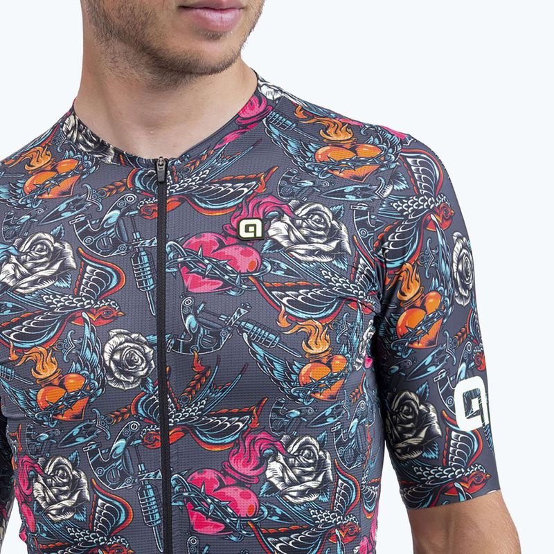 Pánský cyklistický dres Alé Tattoo šedý L22111403 3