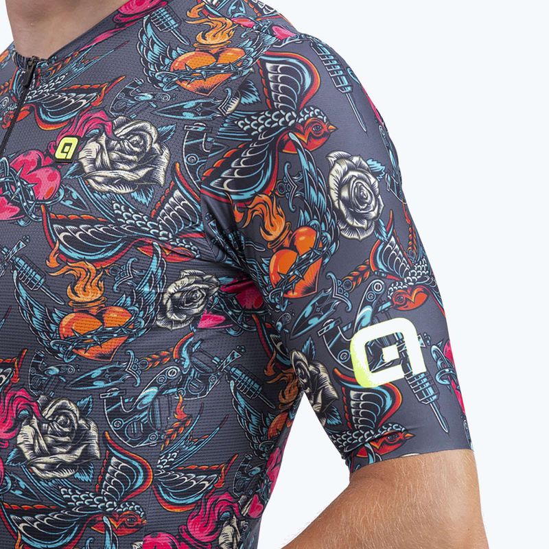 Pánský cyklistický dres Alé Tattoo šedý L22111403 4