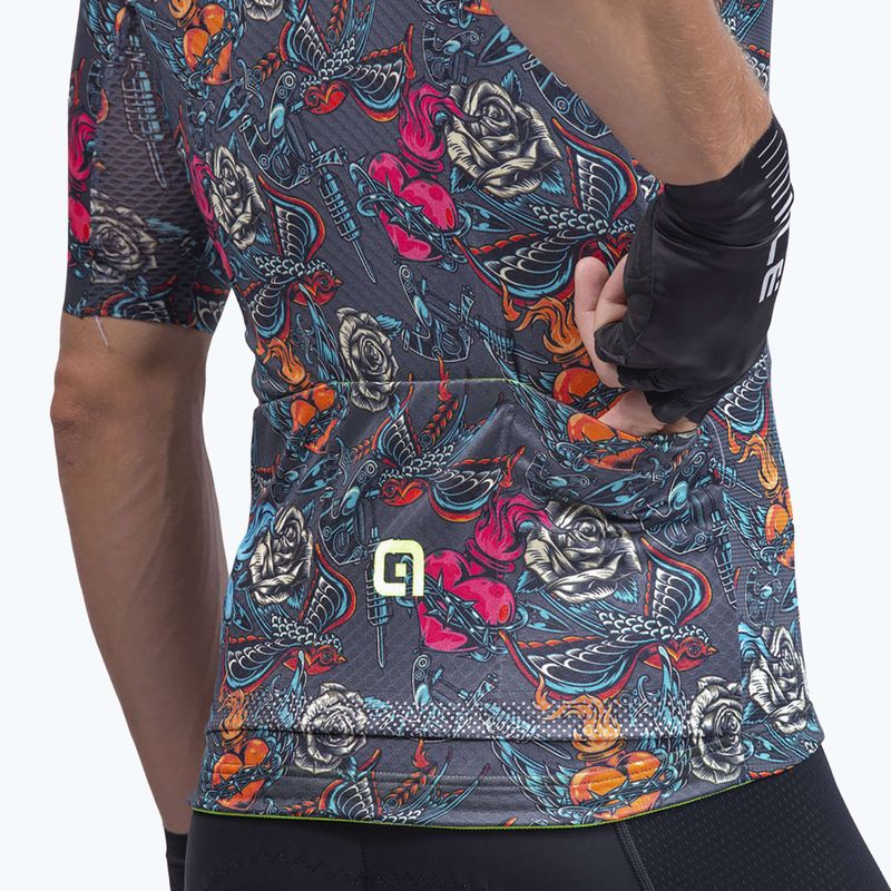 Pánský cyklistický dres Alé Tattoo šedý L22111403 6