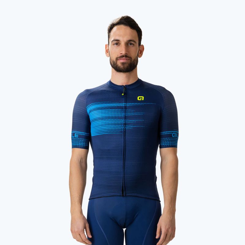 Pánský cyklistický dres Alé Turbo tmavě modrý L22130402