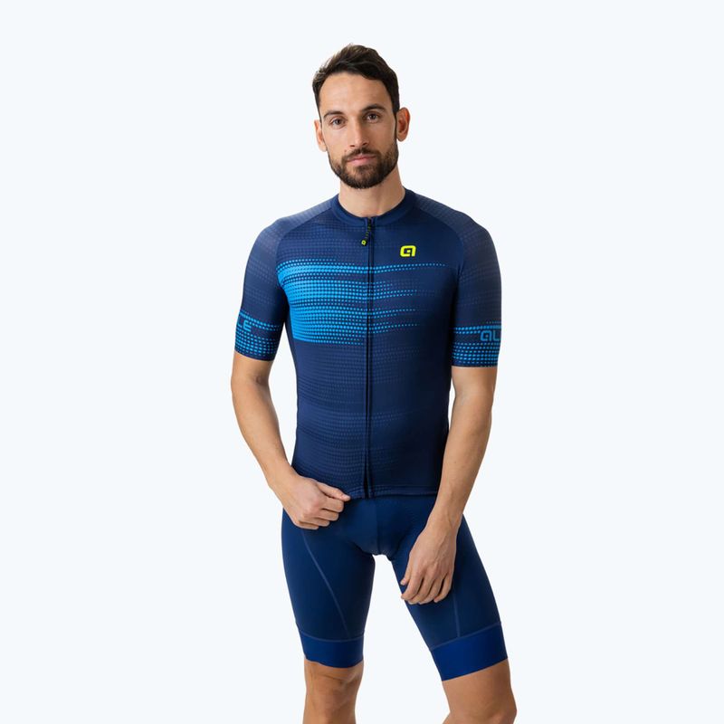 Pánský cyklistický dres Alé Turbo tmavě modrý L22130402 2