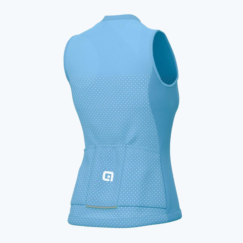 Dámský cyklistický dres ALÉ Level tyrkysový L22202461 8