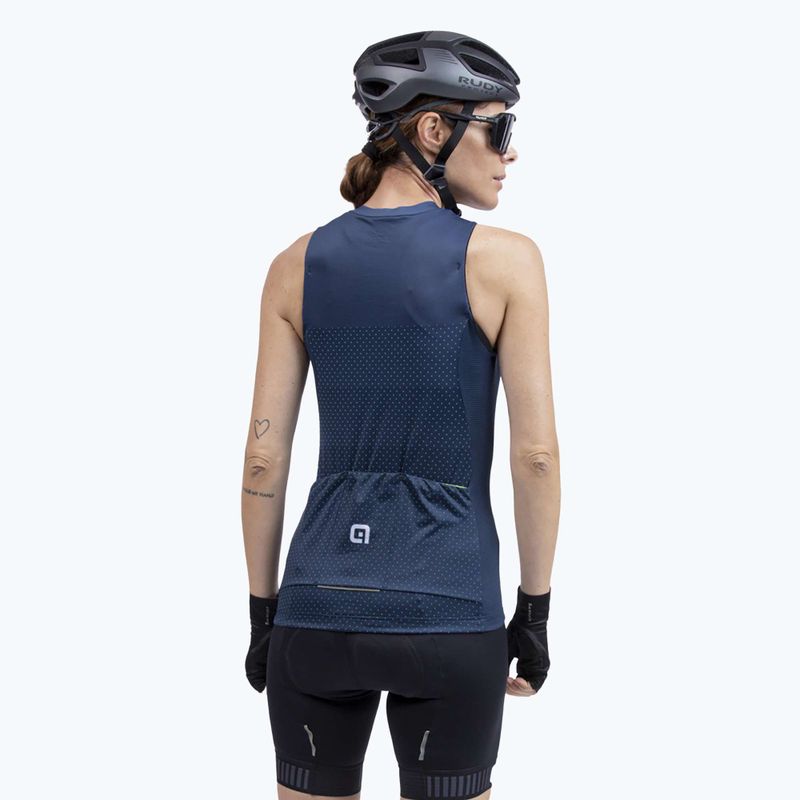 Dámský cyklistický dres Alé Level modrý L22202402 2