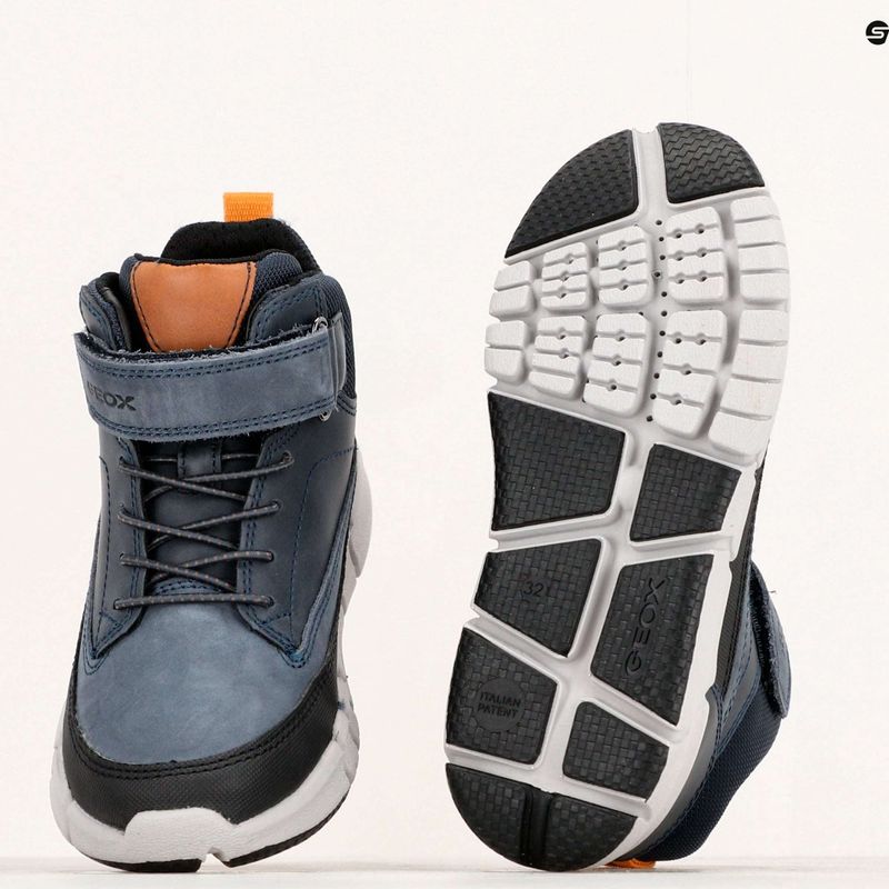 Juniorské boty  Geox Flexyper navy 15