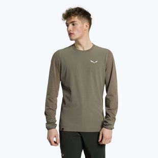Salewa pánská trekingová košile Lavaredo Hemp Print hnědá 00-0000028062