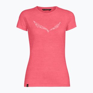 Dámské trekové tričko Salewa Solid Dry pink 00-0000027019